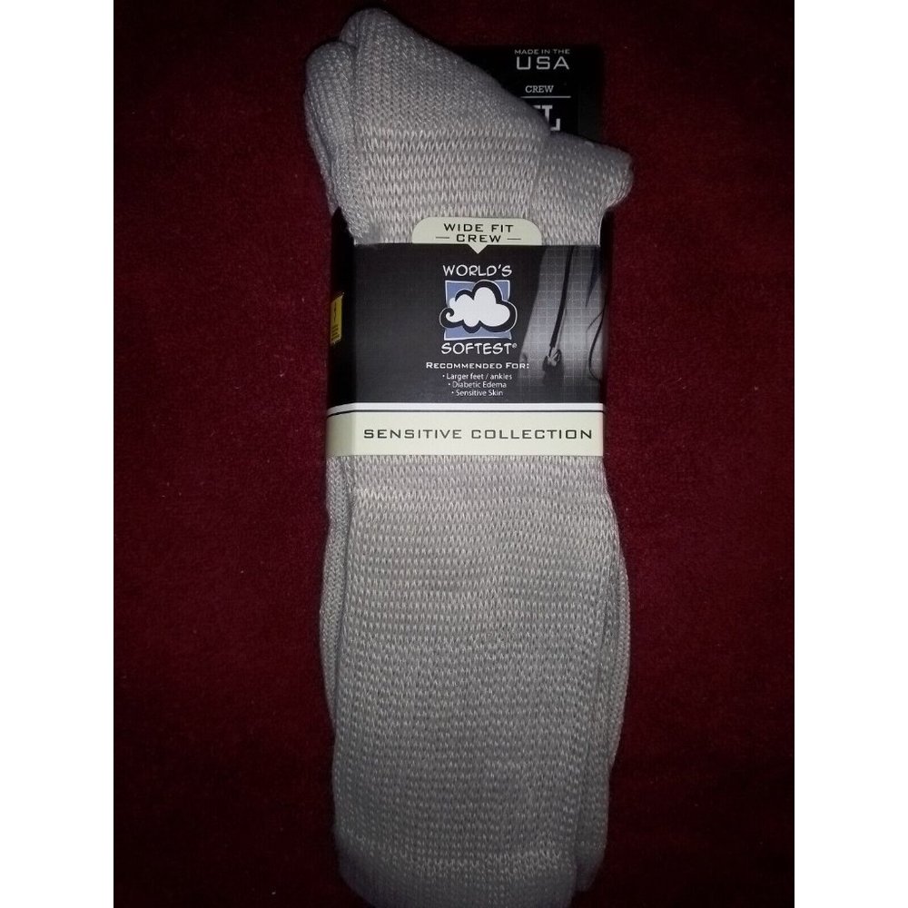 Worlds Softest Socks Tan/crew 2 pair